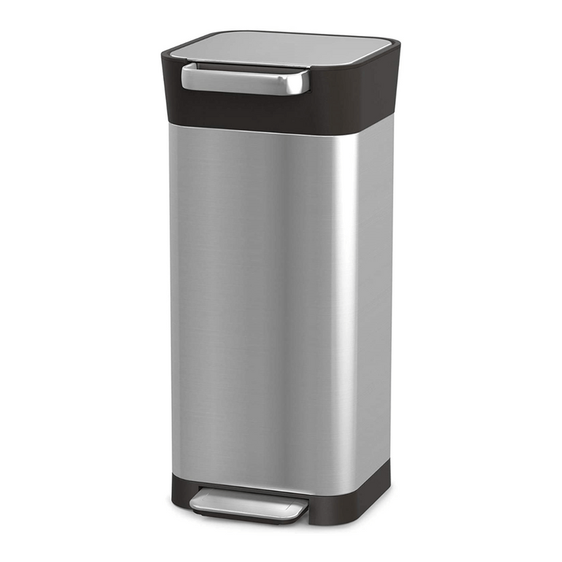 Lixeira Compactadora Titan 20 Litros em Aço Inox La Cassa