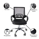 Kit 6 Cadeiras de Escritório la Mesh Ergonômica - Preto | La Cassa ©