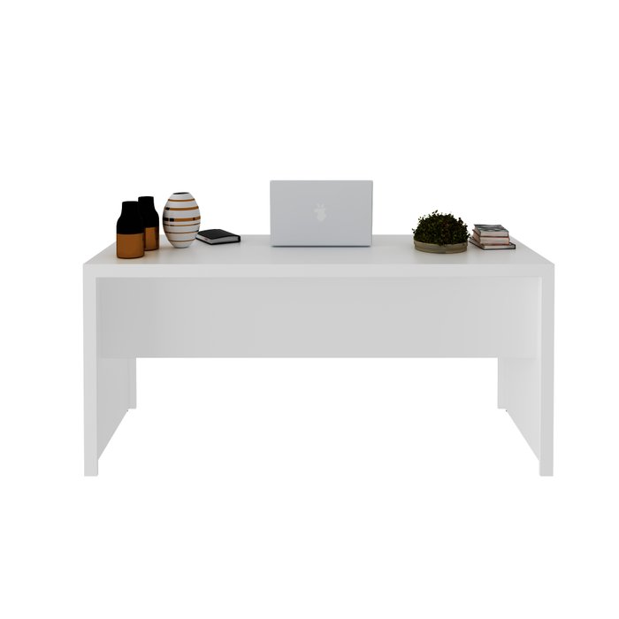Mesa para Escritório 163cm ME4109 Branco | La Cassa