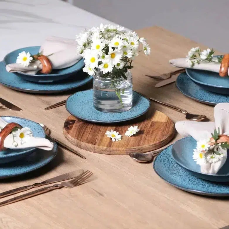 Aparelho de Jantar Orgânico/Night Sky 30 Peças La Cassa