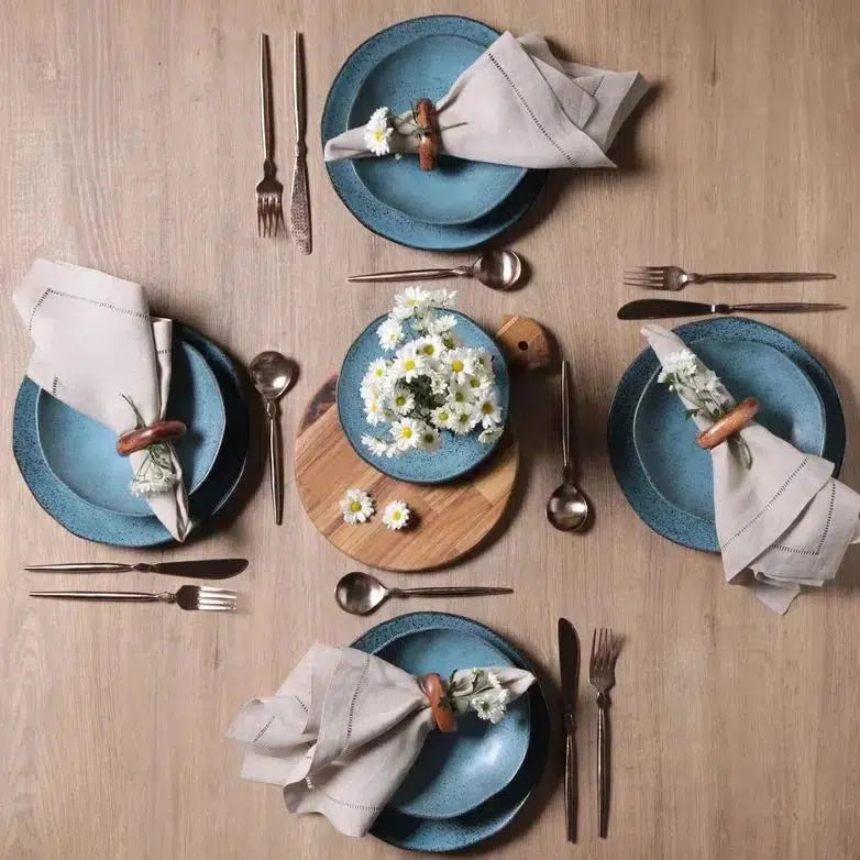 Aparelho de Jantar Orgânico/Night Sky 30 Peças La Cassa