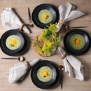 Aparelho de Jantar  Orgânico Preto Matte 30 Peças | La Cassa