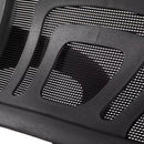 Cadeira de Escritório Secretária Base Cromada com Rodinha Fortt Roma Preta &