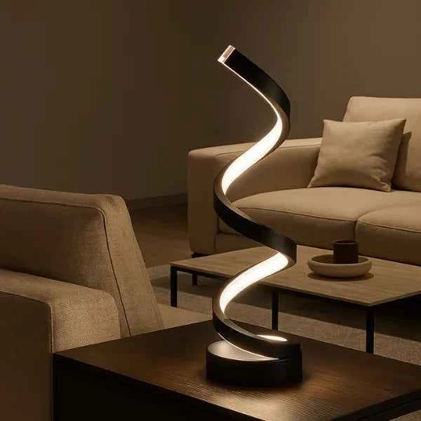 Luminária de Mesa em Led Ondular Moderna | La Cassa ©