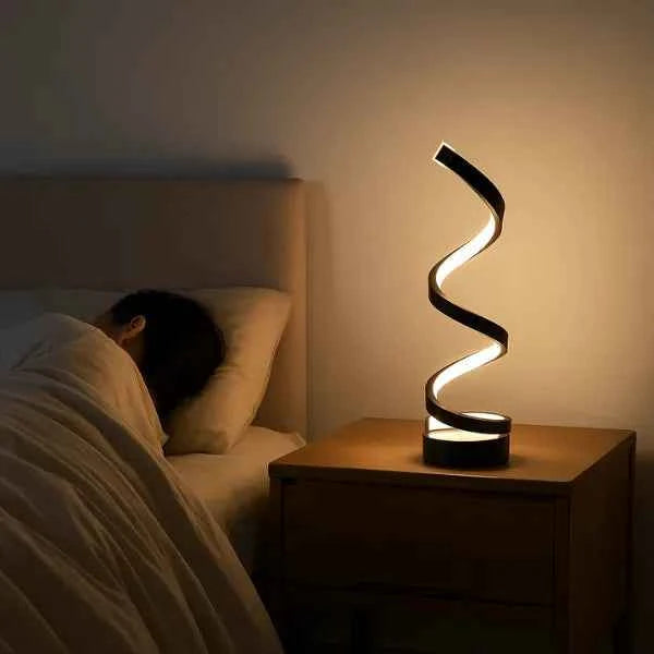 Luminária de Mesa em Led Ondular Moderna | La Cassa ©