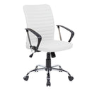 Cadeira de Escritório Diretor Giratória Oslo Branca | La Cassa ©