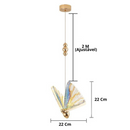 Pendente LED Borboleta - Luminária Nórdica para Quarto | Santorini ©