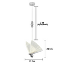 Pendente LED Borboleta - Luminária Nórdica para Quarto | La Cassa ©