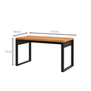 Mesa de Escritório La Cassa e Preta 135 cm