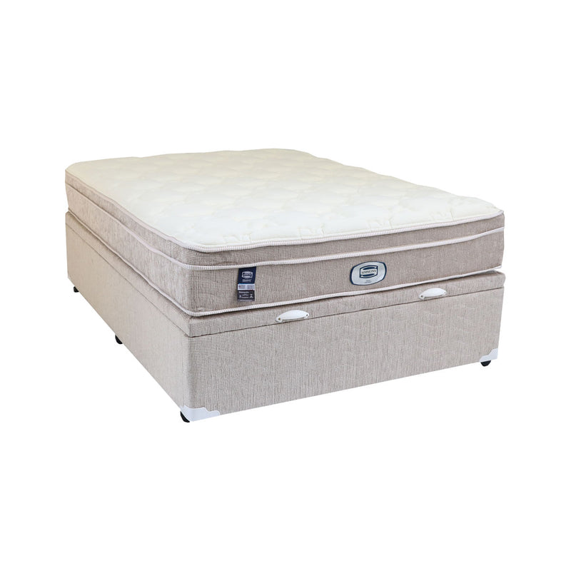 Cama Box Baú Casal Colchão 138x188x63cm Branco | La Cassa ©