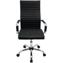 Kit 4 Cadeiras Esteirinha Presidente Escritório Preta | La Cassa ©