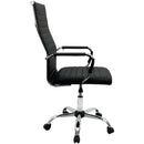 Kit 4 Cadeiras Esteirinha Presidente Escritório Preta | La Cassa ©